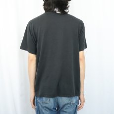 画像3: 90's JERZEES USA製 無地ポケットTシャツ BLACK XL (3)