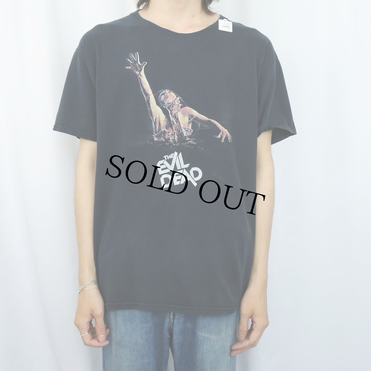画像2: THE EVIL DEAD ホラー映画 プリントTシャツ BLACK L (2)