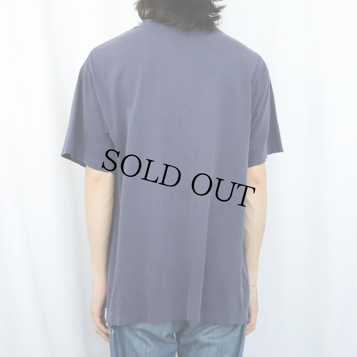 画像3: 90's SPAM USA製 ロゴプリントTシャツ NAVY XL (3)