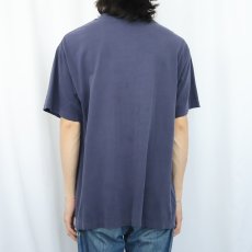 画像3: 90's SPAM USA製 ロゴプリントTシャツ NAVY XL (3)