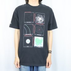 画像2: 90's USA製 JPL 宇宙研究所 プリントTシャツ BLACK L (2)