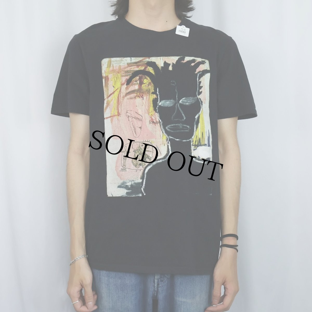 画像2: BASQUIAT アートプリントTシャツ M (2)
