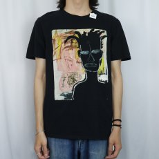 画像2: BASQUIAT アートプリントTシャツ M (2)