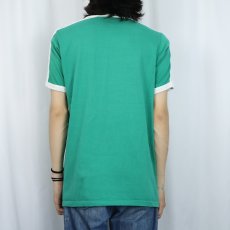 画像3: 80's adidas ロゴプリント リンガーTシャツ XL (3)