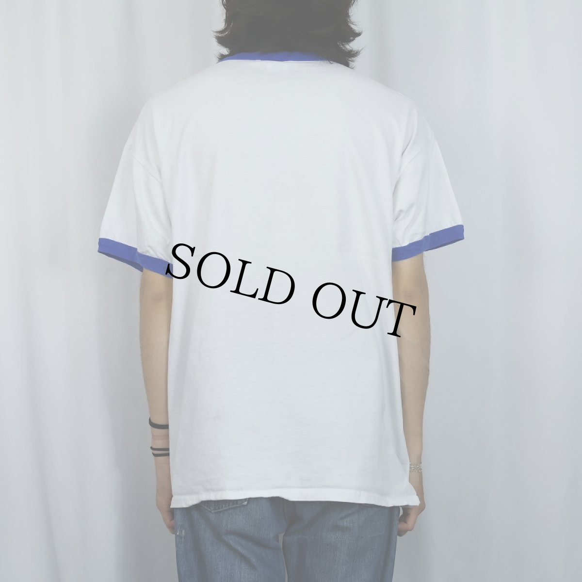 画像3: Super Bubble Gum お菓子プリント リンガーTシャツ XL (3)