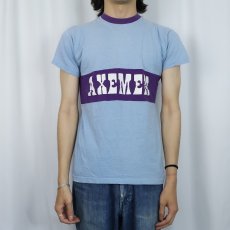 画像2: 70's Champion バータグ USA製 "AXEMEN" プリントTシャツ L (2)