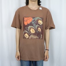画像2: THE BEATLES "RUBBER SOUL" ロックバンドアルバムTシャツ L (2)