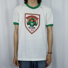画像2: 70〜80's Scope USA製 マウスウォッシュブランド プリントリンガーTシャツ XL (2)
