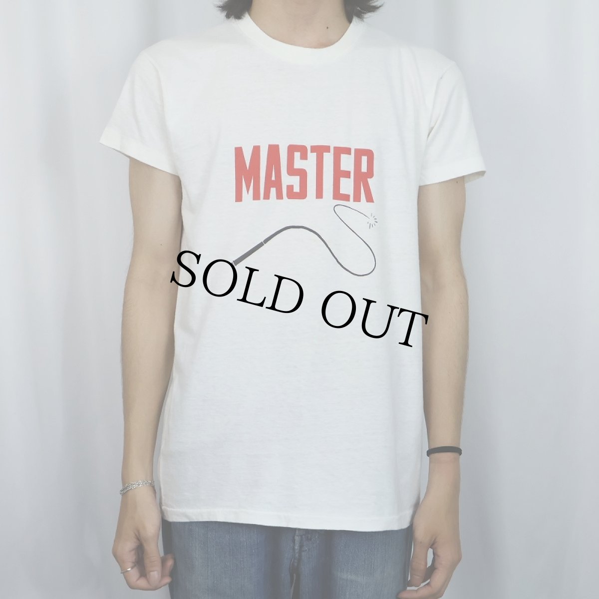 画像2: 70's Hanes "MASTER" エロプリントTシャツ L (2)
