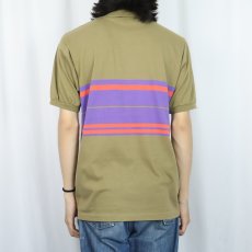 画像3: 90's Ocean Pacific ボーダー柄 ポロシャツ XL (3)