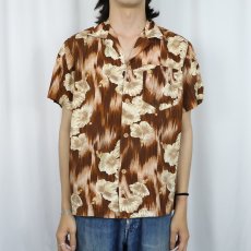 画像2: 50's Royal Hawaiian オールオーバーパターン コットンハワイアンシャツ (2)