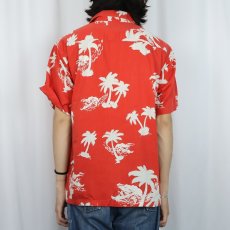 画像3: 2000's Patagonia Pataloha オールオーバーパターン コットンハワイアンシャツ M (3)
