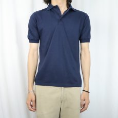 画像2: 90's SCREEN STARS USA製 ポロシャツ NAVY S (2)