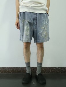 画像2: IZOD ペンキペイント 2タックチノショーツ W35 (2)