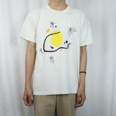 画像2: 90's Joan Miro アートプリントTシャツ (2)