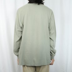 画像4: 90〜2000's NIKE USA製 ロゴ刺繍ロンT L (4)