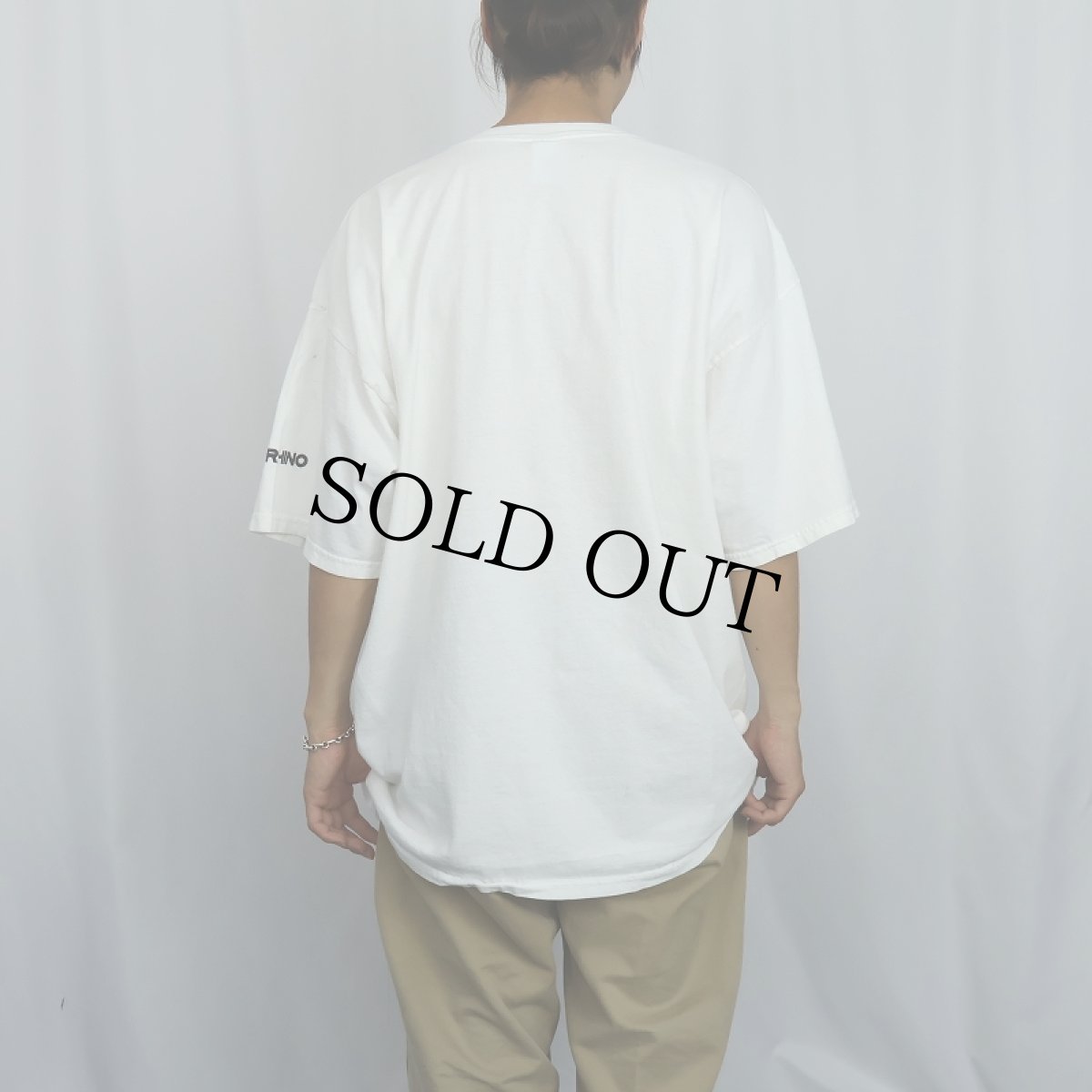 画像3: RHINO Records レコードレーベル アニマルプリントTシャツ XXL (3)