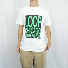 画像2: 90's USA製 "WLUP 97.9FM" ロック専門ラジオ局プリントTシャツ L (2)