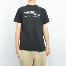 画像3: 90's USA製 "WMBR 88.1FM" 学生ラジオ局プリントTシャツ BLACK M (3)
