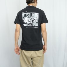 画像4: 90's USA製 "WMBR 88.1FM" 学生ラジオ局プリントTシャツ BLACK M (4)