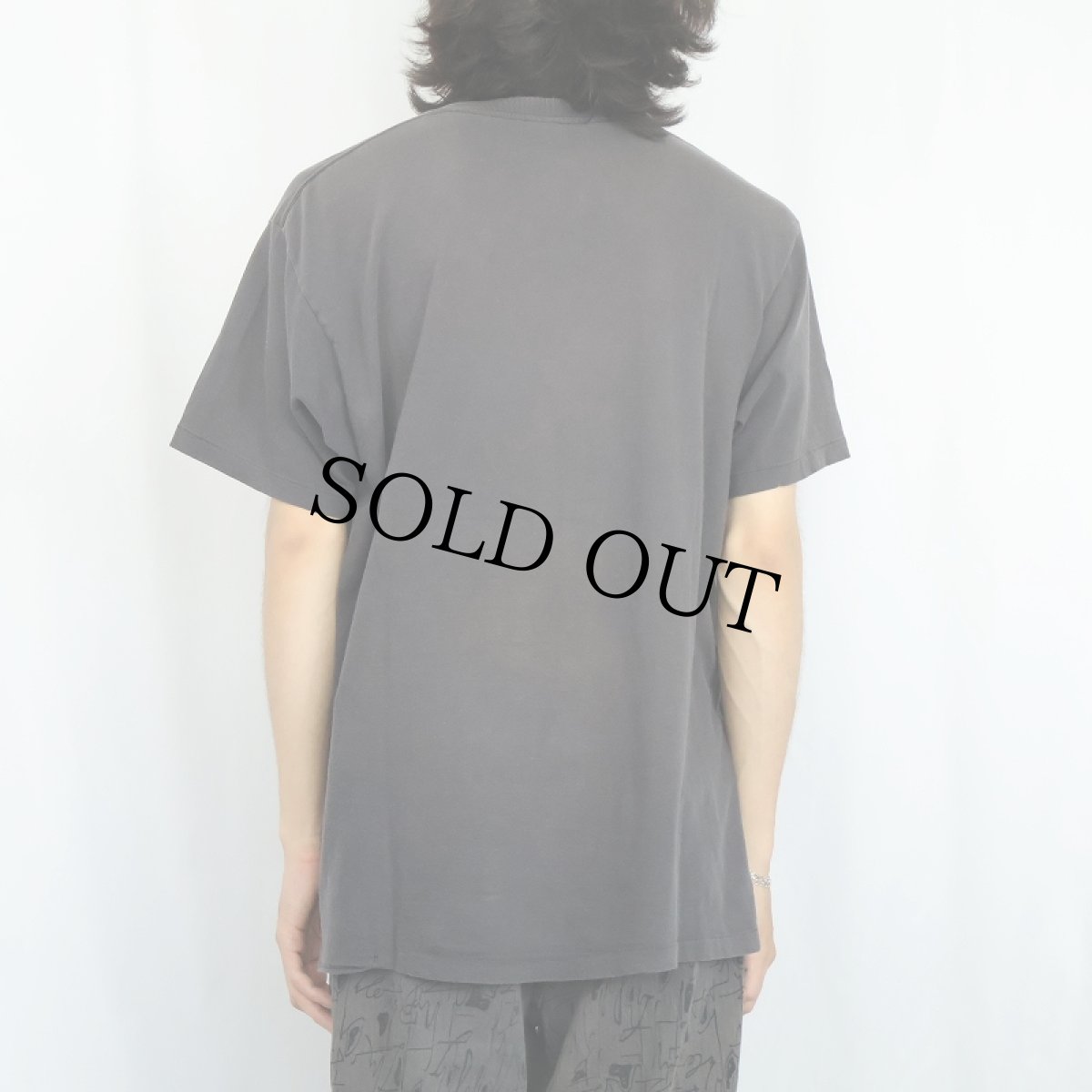 画像3: 80's JOCKEY USA製 無地ポケットTシャツ BLACK XL (3)