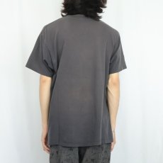画像3: 80's JOCKEY USA製 無地ポケットTシャツ BLACK XL (3)