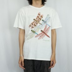 画像2: 90's Liberty Graphics USA製 "Dragonfly" 昆虫プリントTシャツ L (2)