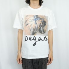 画像2: 90's Edgar Degas アートプリントTシャツ L (2)