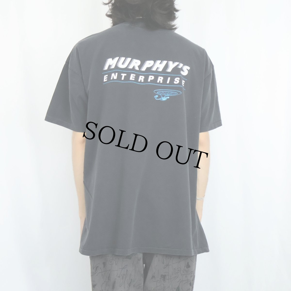 画像3: MURPHY'S ENTERPRISE テレビドラマパロディプリントTシャツ BLACK XXL (3)