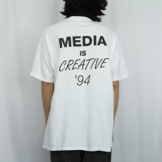 画像3: 90's LINTAS MEDIA USA製 広告代理店 プリントTシャツ XL (3)