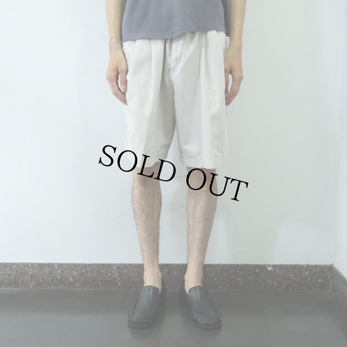 画像2: Calvin Klein USA製 2タック チノショーツ W34 (2)
