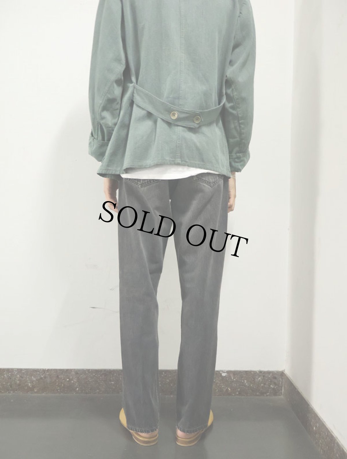 画像3: 90's Levi's 501 USA製 サルファブラックデニムパンツ W34 (3)