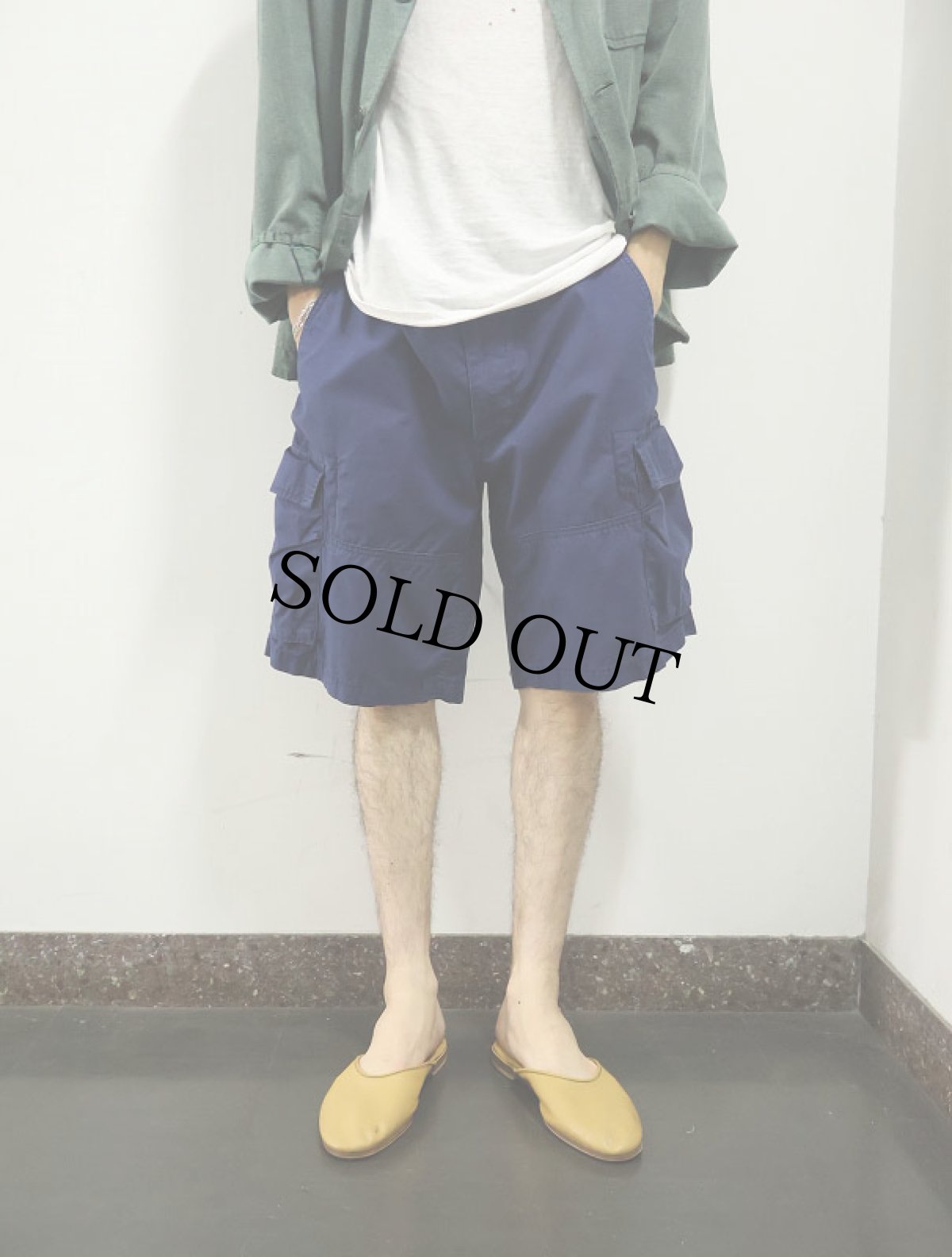 画像1: POLO Ralph Lauren コットンカーゴショーツ W34 (1)