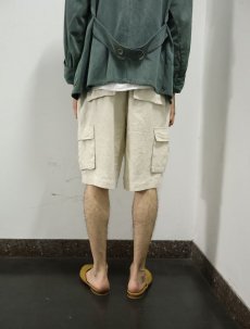画像3: Tasso Ella リネンカーゴショーツ DEADSTOCK W35 (3)