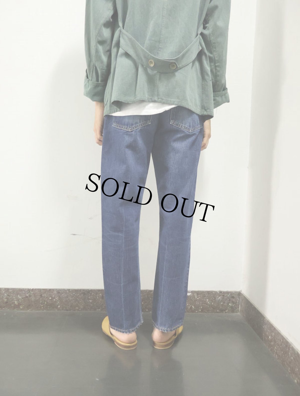 画像3: 60's LEVI'S 505 BIGE 大文字表記 デニムパンツ W33 (3)