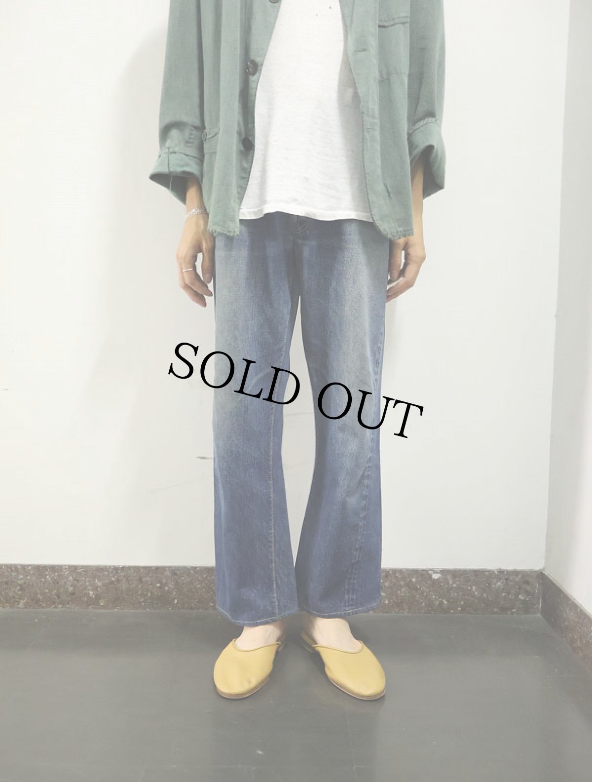 画像2: 50〜60's LEVI'S 501XX "ギャラ入り&オフセット" デニムパンツ W33 (2)