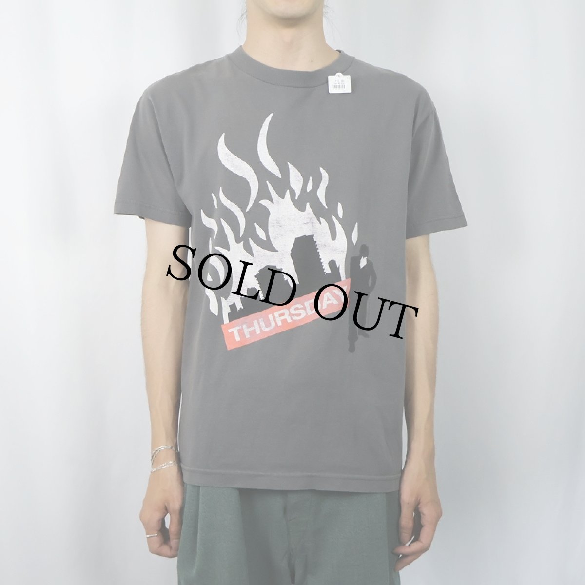 画像2: THURSDAY ポスト・ハードコアバンド プリントTシャツ M (2)
