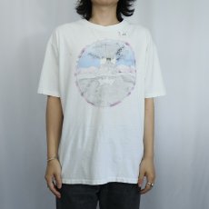 画像2: 80's USA製 "Tree Roots Man" アートプリントTシャツ XL (2)
