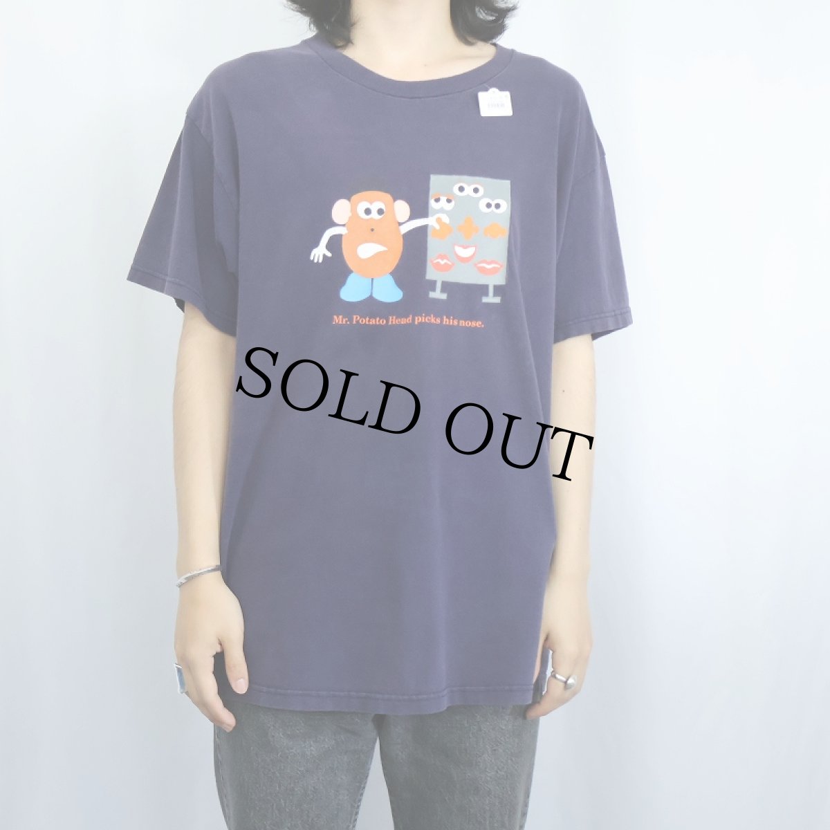 画像2: Mr.Potato Head キャラクタープリントTシャツ L (2)