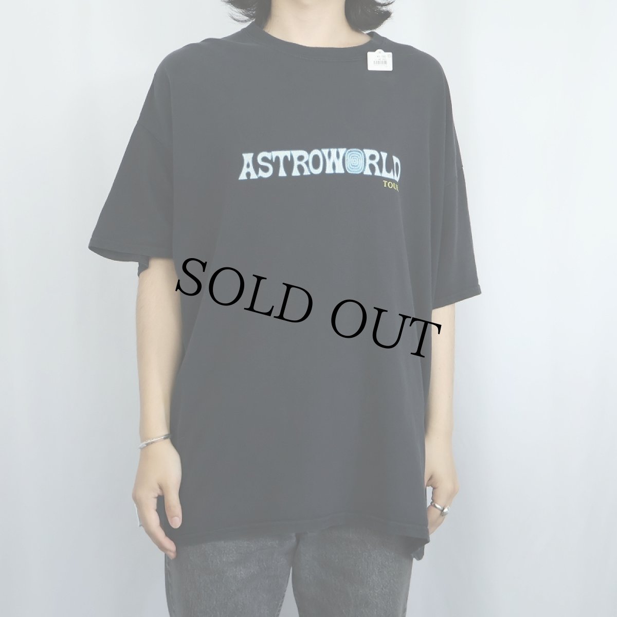 画像3: Travis Scott "Astroworld Tour" ラッパーツアープリントTシャツ BLACK XL (3)