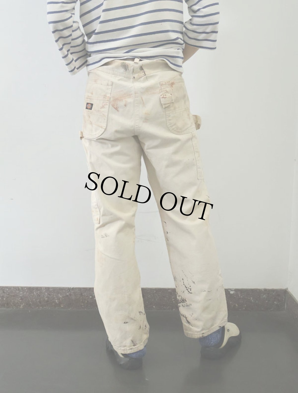 画像3: Dickies ペンキペイント コットンペインターパンツ W39 (3)