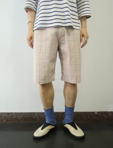 画像2: OAKLEY チェック柄 コットンショーツ W32 (2)