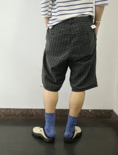 画像3: Calvin Klein チェック柄 シアサッカーショーツ W35 (3)