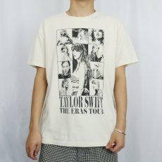 画像2: YAYLOR SWIFT シンガーソングライター ツアープリントTシャツ L (2)