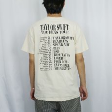 画像3: YAYLOR SWIFT シンガーソングライター ツアープリントTシャツ L (3)