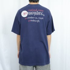 画像4: Rusted Root ロックバンドプリントTシャツ NAVY XL (4)