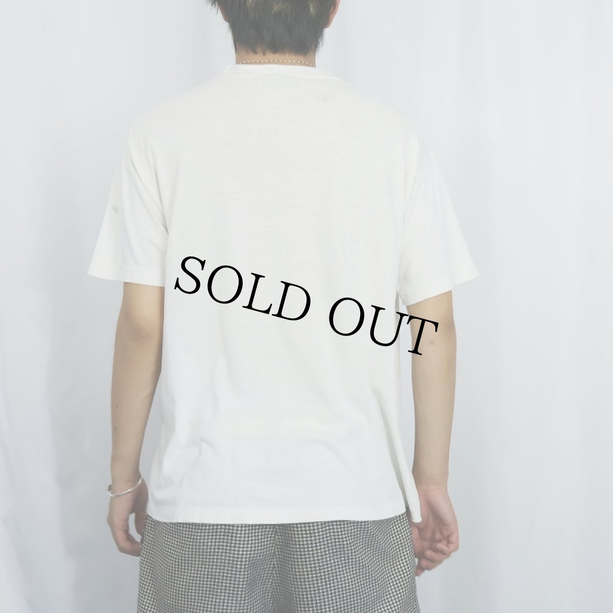 画像3: "AMSTERDAM STYLE" ガンジャプリントTシャツ M (3)