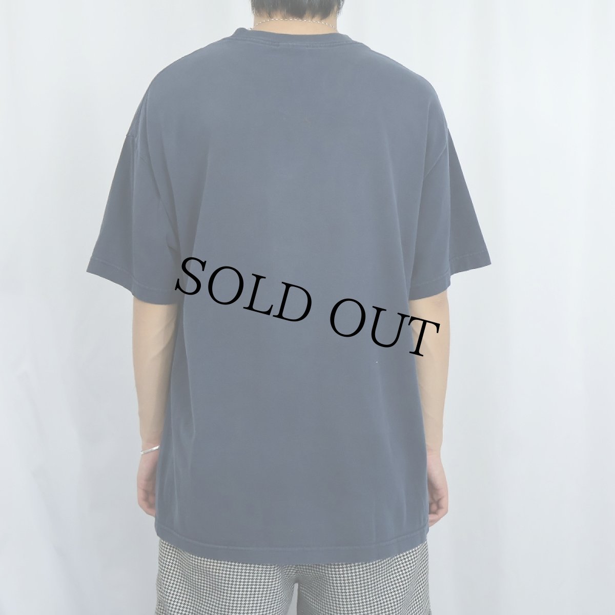 画像3: "PLANT MANAGER" ガンジャプリントTシャツ NAVY XL (3)
