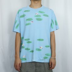 画像3: 90's THE ART INSTITUTE OF CHICAGO USA製 睡蓮モチーフ アートプリントTシャツ L (3)