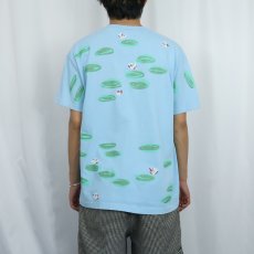 画像4: 90's THE ART INSTITUTE OF CHICAGO USA製 睡蓮モチーフ アートプリントTシャツ L (4)